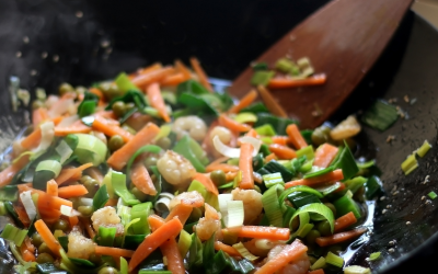 Keto Asian Stir Fry with Zucchini Noodles