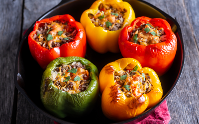 Mediterranean Stuffed Capsicums: